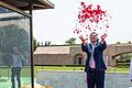 Bayerischer Ministerpräsident Söder besucht Indien       -  Am Gandhi-Memorial gedachte Söder dem 1948 ermordeten indischen Freiheitskämpfer Mahatma Gandhi.
