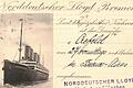 Durch eine Nachricht wie dieser erfuhren die in Moos gebliebenen Angehörigen der Emigranten von der sicheren Ankunft des Schiffes Crefeld im Hafen von Buenos Aires.