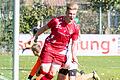 U19 FC WŸrzburger Kickers - FC 05 Schweinfurt       -  Da ist das Ding! Würzburgs Leon Heppt bejubelt seinen Treffer gegen Schweinfurt.