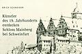 Von der Kunst verewigt, in der Gegenwart bedroht: Schloss Mainberg, von Süden aus gesehen von August Christian Geist, 16. Juli 1852 (Ausschnitt).