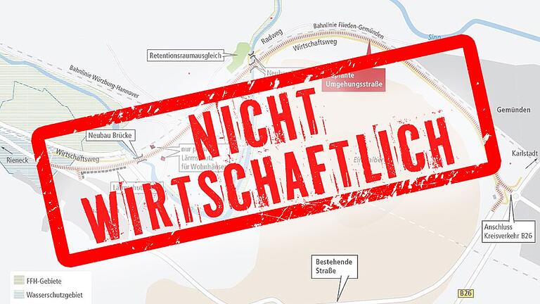 Als 'nicht wirtschaftlich' hat das Staatliche Bauamt Würzburg die lange geplante Ortsumgehung Schaippach in einer Neubewertung eingestuft – für die Befürworter der Maßnahme ein Affront. Als 'nicht wirtschaftlich' hat das Staatliche Bauamt Würzburg die lange geplante Ortsumgehung Schaippach in einer Neubewertung eingestuft – für die Befürworter der Maßnahme ein Affront.