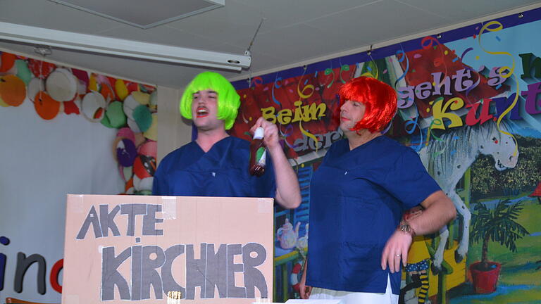 Fasching Poppenlauer - Fußballer Sebastian Dietz und Maximilian Bartenstein Fasching Poppenlauer - Fußballer Sebastian Dietz und Maximilian Bartenstein