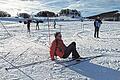 Aufstehen und weiter: So manchen kleinen Sturz gab es auch. Doch dem Spaß am Sport im Schnee tat dies keinen Abbruch.