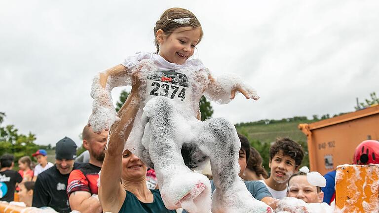 Beim 'Rock the Race' Crosslauf in Würzburg waren in diesem Jahr auch viele Kinder mit dabei.