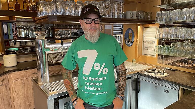 Norbert Becker vom Bistro Madeleine in Marktheidenfeld möchte weiter für den reduzierten Mehrwertsteuersatz in der Gastronomie kämpfen. Norbert Becker vom Bistro Madeleine in Marktheidenfeld möchte weiter für den reduzierten Mehrwertsteuersatz in der Gastronomie kämpfen. 
