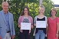 Im Bild (von links) Dieter Schanzer, Kim Partes, Hannah Schreck und Birgit Oppmann.