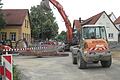 Großbaustelle Kindergartenkreuzung: Hier entsteht unter anderem ein Regenauffangbecken mit einem Fassungsvermögen von 100 Kubikmetern.       -  Großbaustelle Kindergartenkreuzung: Hier entsteht unter anderem ein Regenauffangbecken mit einem Fassungsvermögen von 100 Kubikmetern.