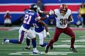 Washington Commanders  - New York Giants       -  Die Commanders sorgten dafür, dass die Giants mit einer Niederlage im Gepäck nach Deutschland reisen.