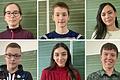 Schülerinnen und Schüler des Rathenau-Gymnasiums und der Realschule erzählen, was sie bewegt. Von links oben: Sarah Opitz, Julian Bier und Nami Truong. Links unten: Jordan-Nico Trittig, Rawan Khaled und Jonas Bauer.&nbsp;
