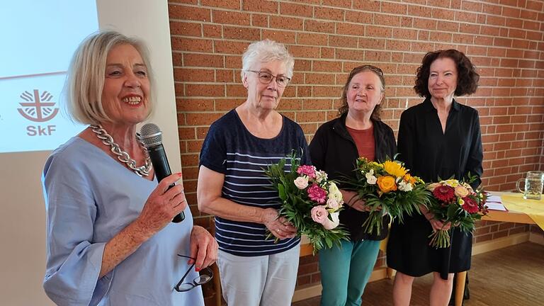 Foto von links: Inge Weigand, Elke May, Inge Weigand-Roll, Sabine Finke.