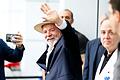 Brasiliens Präsident verlässt Krankenhaus nach Hirnblutung       -  'Ich bin am Leben, unversehrt und bereit zu arbeiten', sagte Lula bei seiner Entlassung.