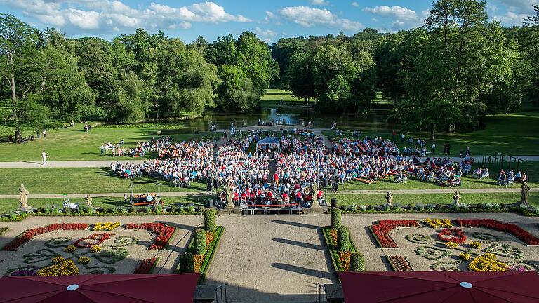 Die Hergolshäuser Musikanten spielen am Samstag im Wernecker Schlosspark. Diese Aufnahme entstand beim Konzert 2019. Die Hergolshäuser Musikanten spielen am Samstag im Wernecker Schlosspark. Diese Aufnahme entstand beim Konzert 2019. 