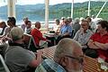Ein Teil der Reisegruppe bei der Schifffahrt nach Tegernsee.