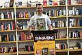 Buchautor Tino Filippi im Lesesaal der Stadtbibliothek Gemünden.