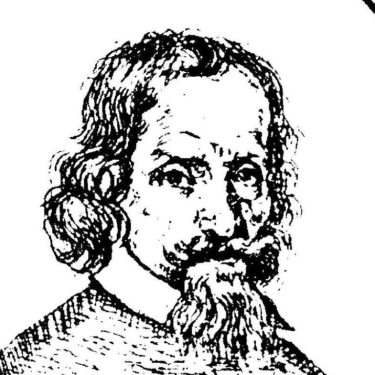 Johann Rudolph Glauber: Zeitgenössischer Stich von W. Brieger, das Original ist verschollen. Johann Rudolph Glauber: Zeitgenössischer Stich von W. Brieger, das Original ist verschollen. 