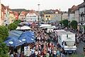 Ein voller Marktplatz (Archivfoto): ein vertrautes Bild bei den Donnerstagskonzerten in Bad Neustadt..&nbsp;