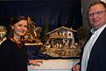 Ausstellungseröffnung im Bruder-Franz-Haus auf dem Kreuzberg. Gezeigt werden Krippen aus der Sammlung von Jochen Happel (Eichenzell). Die Laudatio zur Ausstellung hielt von der Kulturagentur Rhön-Grabfeld Pauline Feichtinger.