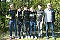 Tischtennismeister Tommy Kleinhenz , Moritz Schmitt, Lasse Purretat, Elias Wehner, Timo Schipper mit Betreuer Richard Schmitt (von links)       -  Tischtennismeister Tommy Kleinhenz , Moritz Schmitt, Lasse Purretat, Elias Wehner, Timo Schipper mit Betreuer Richard Schmitt (von links)