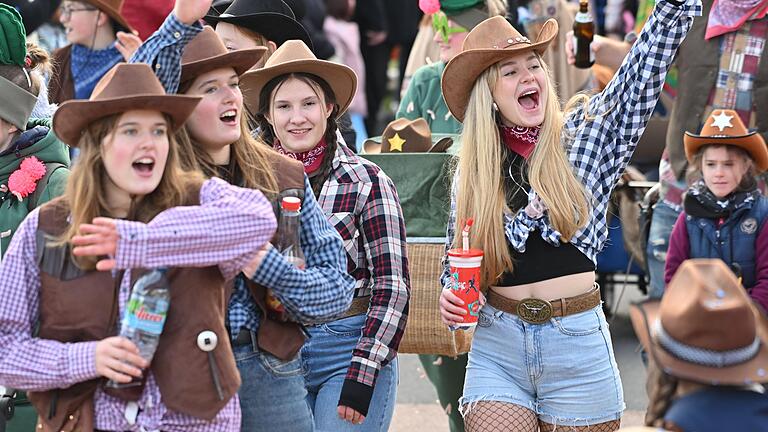 Cowgirls-Alarm in Dettelbach. Cowgirls-Alarm in Dettelbach.