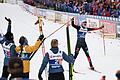 Nordische Ski-WM Trondheim       -  Der Moment, in dem Bronze feststeht.