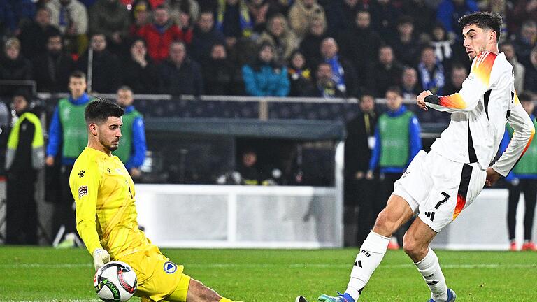 Deutschland - Bosnien-Herzegowina - Endlich wieder ein Tor von Havertz aus dem Spiel heraus. Deutschland - Bosnien-Herzegowina - Endlich wieder ein Tor von Havertz aus dem Spiel heraus.