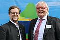 Die Stimmkreis-Direktkandidaten der FWG Würzburg-Stadt: (von links) Sven Baumeister (Landtag) und Josef Hofmann (Bezirkstag).