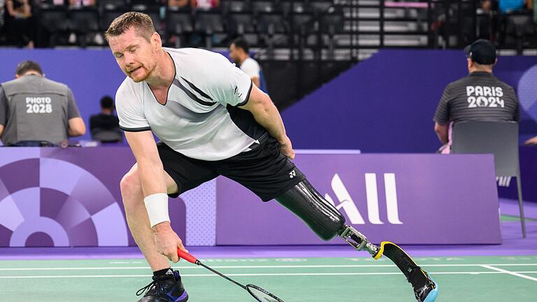 Paralympics Paris 2024 - Para Badminton - Bei seinem Badminton-Debüt war Wojtek Czyz chancenlos. Paralympics Paris 2024 - Para Badminton - Bei seinem Badminton-Debüt war Wojtek Czyz chancenlos.
