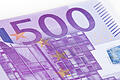 500 Euro       -  Symbolbild: 500-Euro-Schein