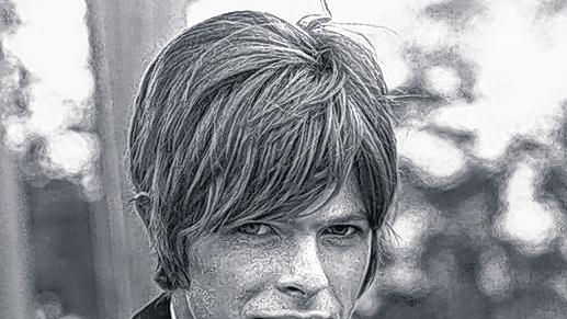 Und so sah Herr Bowie in den 60er Jahren aus.