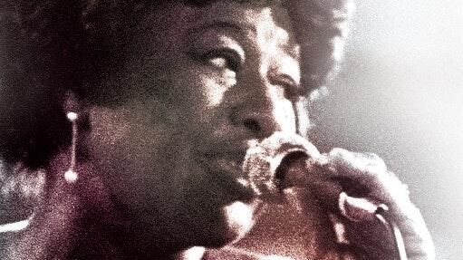 Ella Fitzgerald, die große Jazz-Sängerin. Ella Fitzgerald, die große Jazz-Sängerin.
