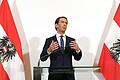 Regierungskrise in Österreich       -  Der österreichische Bundeskanzler Sebastian Kurz (ÖVP) kündigte die Koalition mit der rechtspopulistischen FPÖ auf.