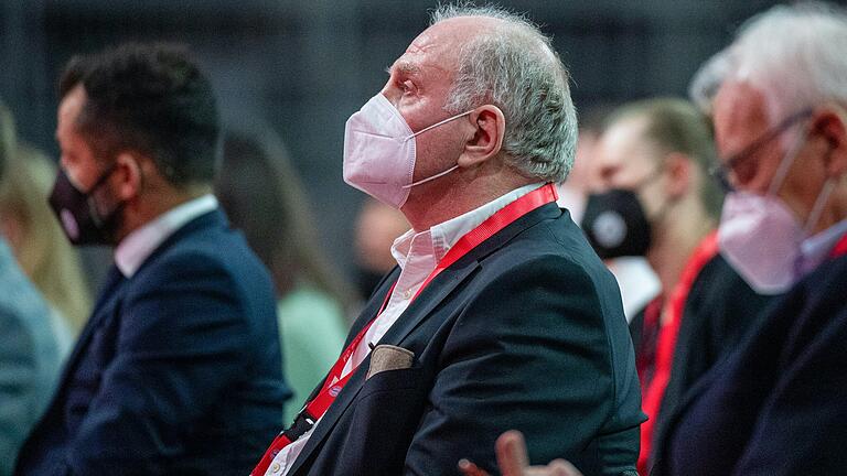 Ausnahmsweise mal sprachlos: Der ehemalige Präsident des FC Bayern München, Uli Hoeneß.