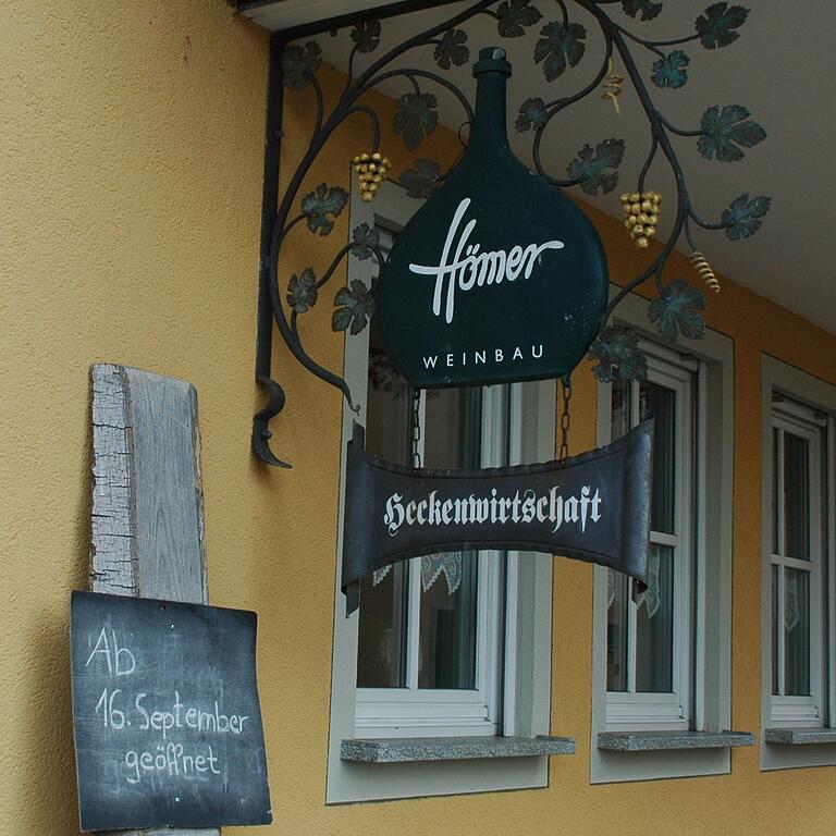 Die Heckenwirtschaft Hömer öffnet ab dem 16. September. Die Heckenwirtschaft Hömer öffnet ab dem 16. September.