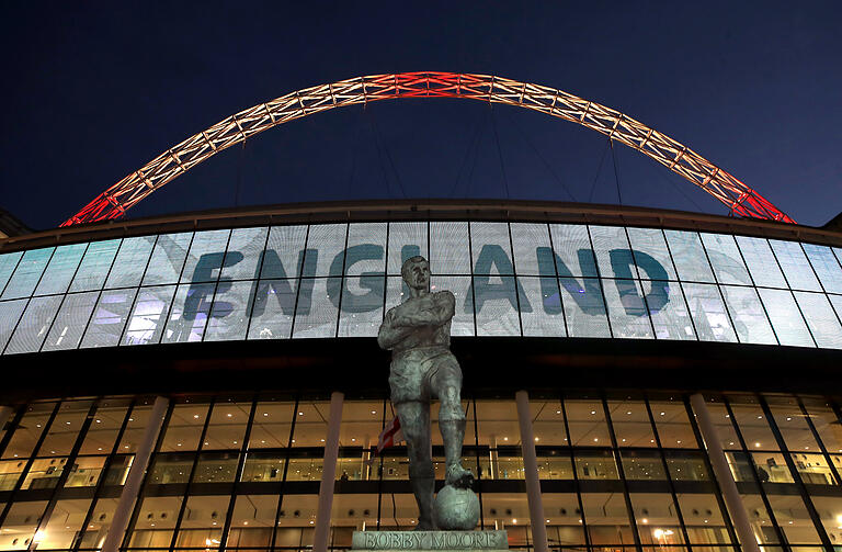 Das Wembley-Stadion in London.