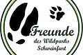 Das Trittsiegel eines Elchs und die Tatze einer Wildkatze zieren das Logo der Freunde des Wildparks.