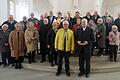 Die Diakone und ihre Ehefrauen nach dem Gottesdienst.