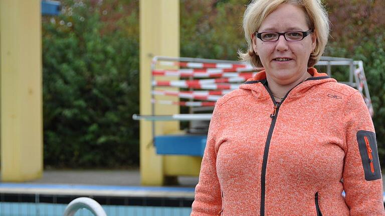 Claudia Holzmann, die Vorsitzende des Fördervereins Triefenstein Pro Waldbad, ist zufrieden mit der Saison 2017 und hat schon einige Pläne für das nächste Jahr.