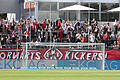 Auch wenn noch nicht alle Fans in den Stimmungsblock im Stadion zurückgekehrt sind, gab es am Samstag für die Kickers Unterstützung von den Rängen.