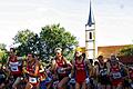 Das Ziel im Blick: Nach dem Start in Iphofen geht's für die Läufer über den Schwanberg zum Casteller Weinfest.