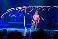 Bei der Abschlussgala des Internationalen Varietéfestivals in Sennfeld sorgte Andreis Jacobs mit seinem Balanceakt für Staunen.&nbsp;
