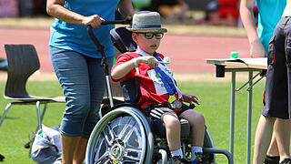 Impressionen vom 'Mein Olympia 2023 - Special Olympics Bayern' im Schweinfurter Sachs-Stadion.