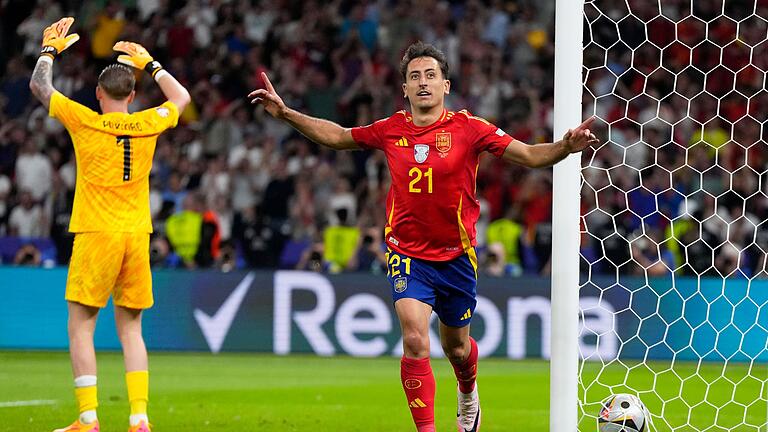 Euro 2024: Spanien - England - Mikel Oyarzabal erzielte den Siegtreffer für die spanische Nationalmannschaft. Euro 2024: Spanien - England - Mikel Oyarzabal erzielte den Siegtreffer für die spanische Nationalmannschaft.