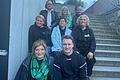 Auf dem Foto in der 1. Reihe (von links): Sabine Kampmann, Kevin Muhr; 2. Reihe: Silvia Dolata, Tanja Hochheimer, Dr. Uwe Dolata; 3. Reihe: Rüdiger Wilde, Roswitha Öhrlein, Konrad Martin.