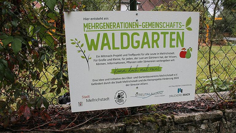 Der Mehrgenerationen-Gemeinschafts-Waldgarten in Mellrichstadt soll ein Vorzeigeprojekt werden. Der Mehrgenerationen-Gemeinschafts-Waldgarten in Mellrichstadt soll ein Vorzeigeprojekt werden.