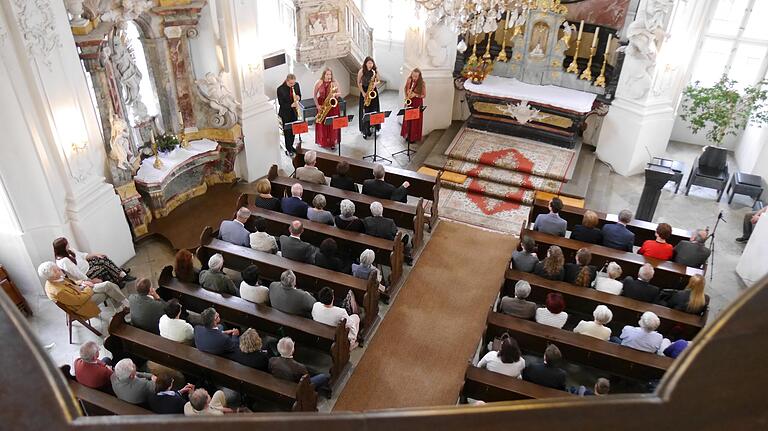Den musikalischen Auftakt zum Denkmaltag boten Passion4Saxxes in der Schlosskirche.