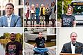Mit ihren Geschichten andere Menschen bewegt und inspiriert haben 2023 im Landkreis Kitzingen&nbsp; (oben von links) Felix Wallström, das Wegweiser-Team und Sabrina Altieri sowie (unten von links)&nbsp; Ruin Hamkar, Maximilian Leßmann und Peter Sterk.