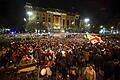Nach der Parlamentswahl in Georgien - Proteste       -  Zehntausende Menschen haben in der georgischen Hauptstadt gegen den offiziell erklärten Wahlsieg der Regierungspartei Georgischer Traum protestiert.