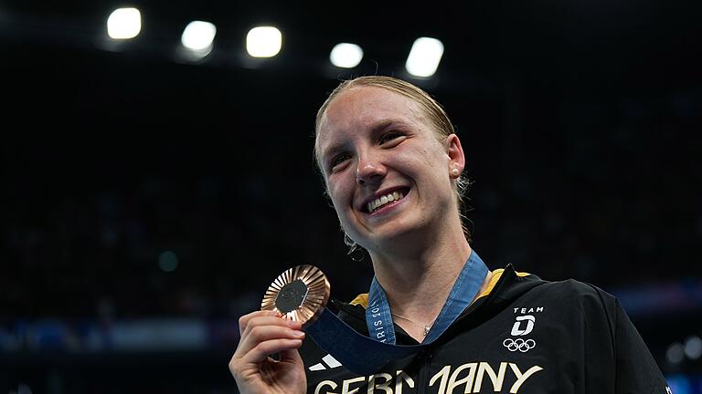 Paris 2024 - Schwimmen - Traum erfüllt: Isabel Gose freut sich über Bronze Paris 2024 - Schwimmen - Traum erfüllt: Isabel Gose freut sich über Bronze