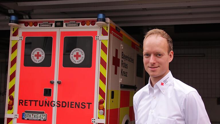 Andreas Seidl ist als erster 'Rescue Manager' Bayerns beim BRK Kreisverband Bad Kissingen tätig. Foto: Benedikt Borst       -  Andreas Seidl ist als erster 'Rescue Manager' Bayerns beim BRK Kreisverband Bad Kissingen tätig. Foto: Benedikt Borst