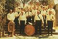 51 Jahre alt: Aus dem Jahr 1964 stammt das Bild der DJK-Musikkapelle mit ihrem Dirigenten Elmar Banfelder (rechts vorne).FOTO: Archiv/Zirkelbach
